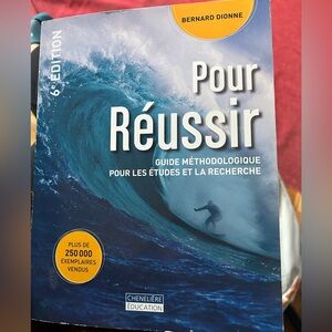 Guide méthodologique pour les études et la recherche-Bernard Dionne 6ème édition